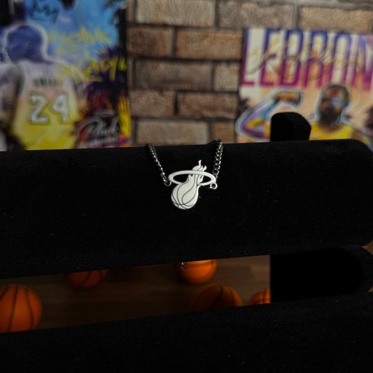 Miami heat necklace
