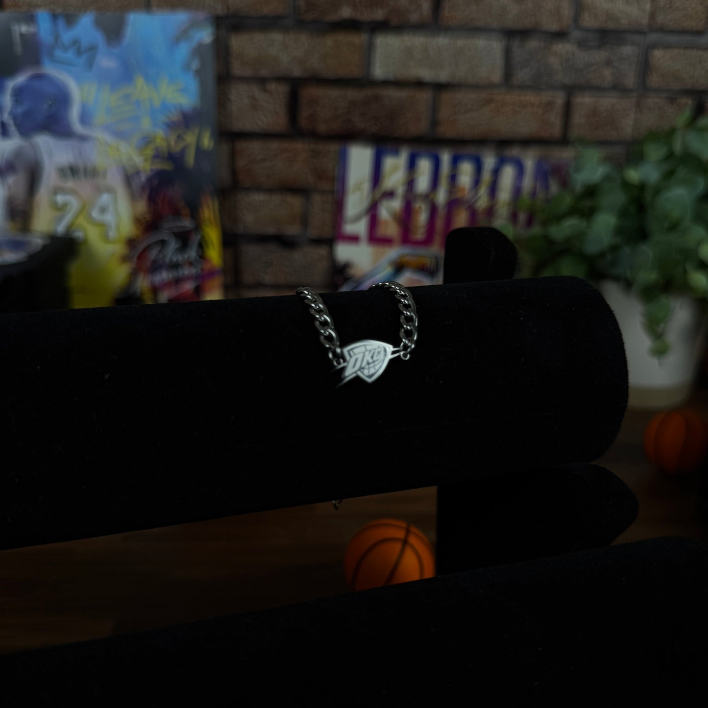 OKC Thunder necklace